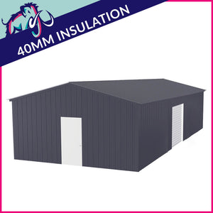 Workshop 3 Bay 10 Degree Apex Gable Access 6 x 12 x 2.5m