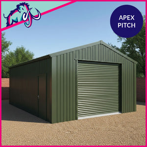 Steel Single Apex Pitch Garage