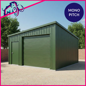 Steel Single Mono Pitch Garage
