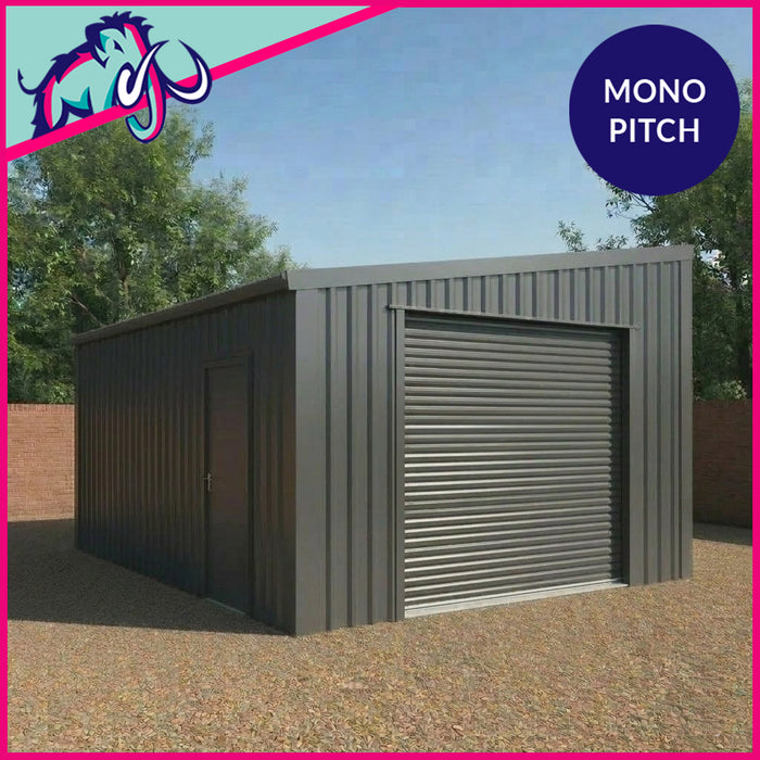 Steel Small Utility Mono Pitch Building – steelbuildmasters.co.uk