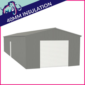 Single Steel Garage – 4 x 16 x 2.5m