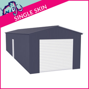 Single Steel Garage – 3 x 12 x 2.5m