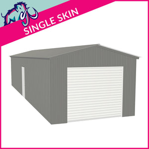 Single Steel Garage – 3 x 12 x 2.5m