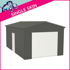 Single Steel Garage – 3 x 6 x 2.5m