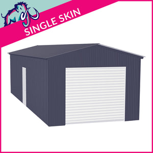 Single Steel Garage – 3 x 9 x 2.5m