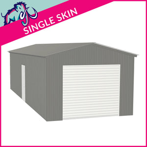 Single Steel Garage – 3 x 9 x 2.5m