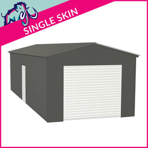 Single Steel Garage – 3 x 9 x 2.5m