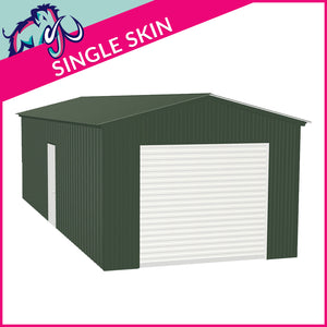 Single Steel Garage – 3 x 9 x 2.5m