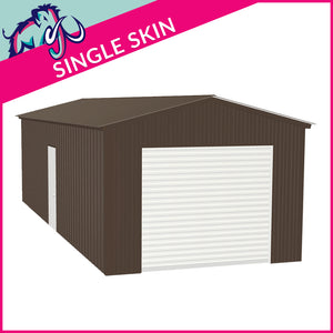 Single Steel Garage – 3 x 9 x 2.5m