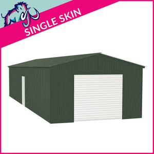 Single Steel Garage – 4 x 12 x 2.5m