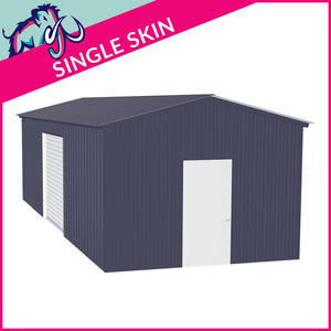 Single Steel Garage – 3 x 9 x 2.5m