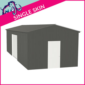 Single Steel Garage – 3 x 9 x 2.5m