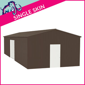 Single Steel Garage – 4 x 12 x 2.5m