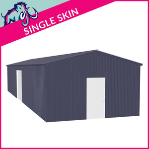 Single Steel Garage – 4 x 16 x 2.5m