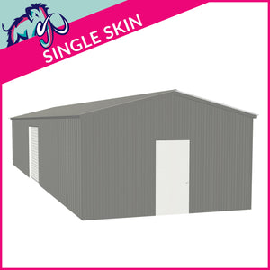 Single Steel Garage – 4 x 16 x 2.5m