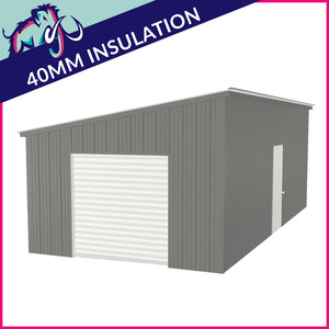 Single Steel Garage – 4 x 8 x 2.5m