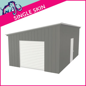 Single Steel Garage – 3 x 6 x 2.5m