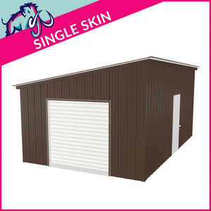 Single Steel Garage – 3 x 6 x 2.5m