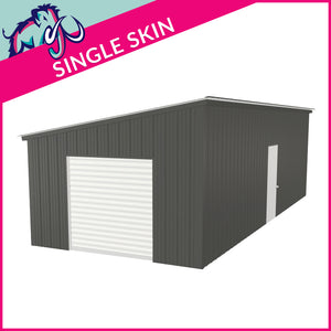 Single Steel Garage – 3 x 9 x 2.5m