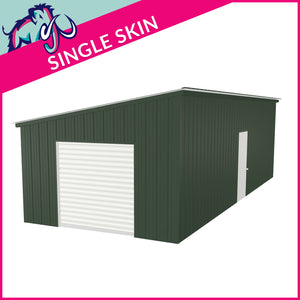 Single Steel Garage – 3 x 12 x 2.5m