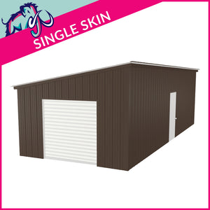 Single Steel Garage – 3 x 9 x 2.5m