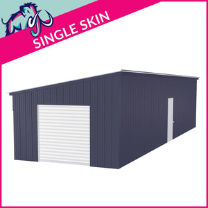 Single Steel Garage – 4 x 16 x 2.5m