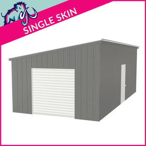 Single Steel Garage – 4 x 8 x 2.5m