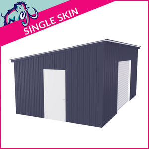 Single Steel Garage – 3 x 6 x 2.5m