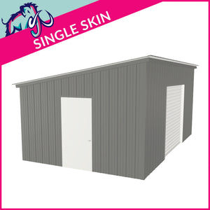 Single Steel Garage – 3 x 6 x 2.5m