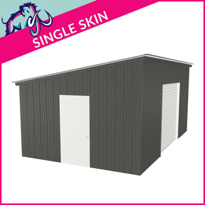 Single Steel Garage – 3 x 6 x 2.5m