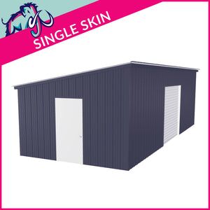 Single Steel Garage – 3 x 9 x 2.5m