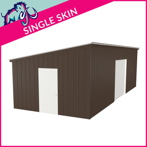 Single Steel Garage – 3 x 9 x 2.5m