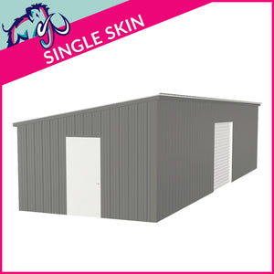 Single Steel Garage – 4 x 12 x 2.5m