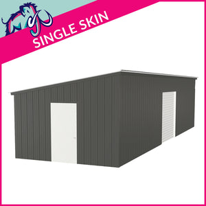 Single Steel Garage – 4 x 12 x 2.5m