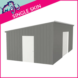 Single Steel Garage – 4 x 8 x 2.5m